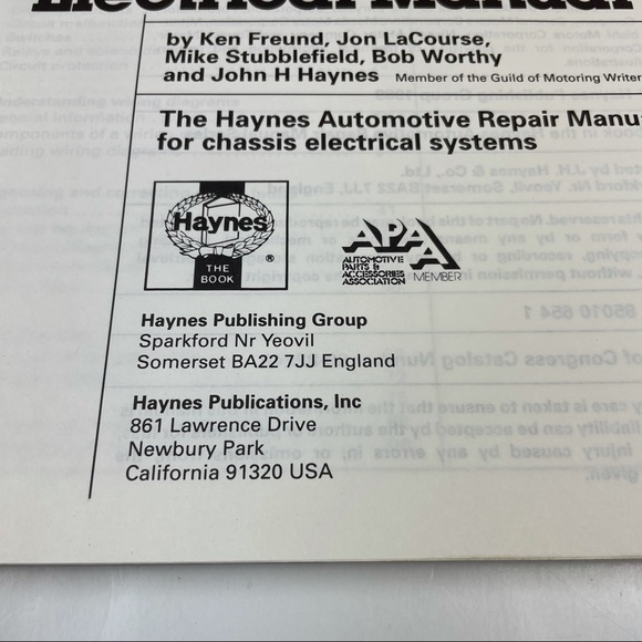 Haynes Automotive Electrical Manual Book - Picture 6 of 8